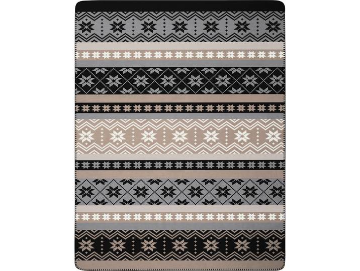 Wohndecke BIEDERLACK Winter Braid , beige (beige, anthrazit), B:150cm L:200cm, Baumwolle, Polyester, Wohndecken, Wohndecke, mit Zierstich