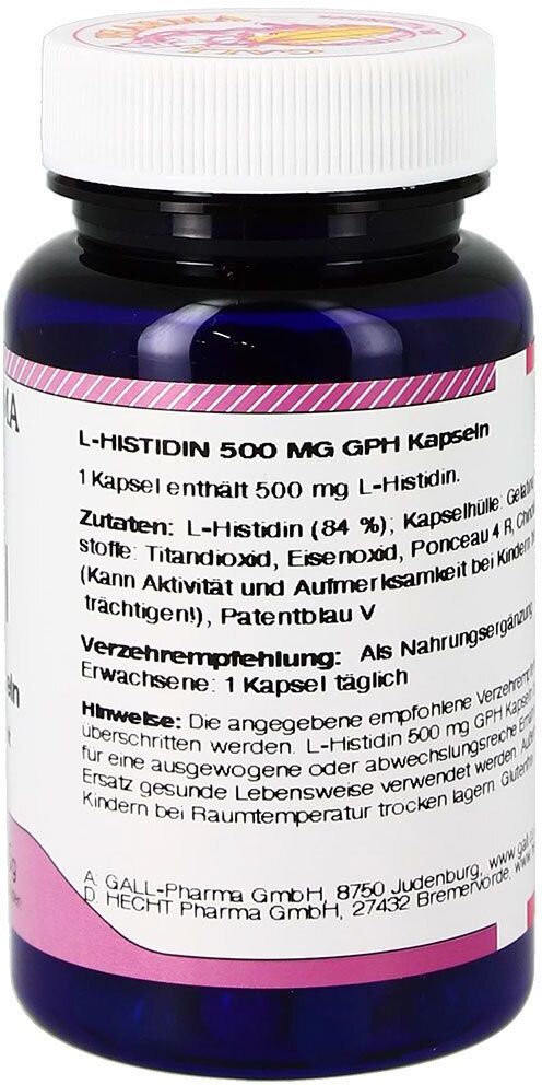GALL PHARMA L-Histidin 500 mg GPH Kapseln 60 St