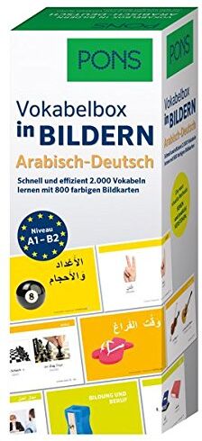 Pons Gmbh - PONS Vokabelbox in Bildern Arabisch-Deutsch: Schnell und effizient 2.000 Vokabeln lernen mit 800 farbigen Bildkarten - Preis vom 10.10.2026 11:48:34 h