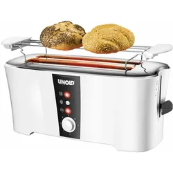 Unold Design Dual, Toaster, Weiss