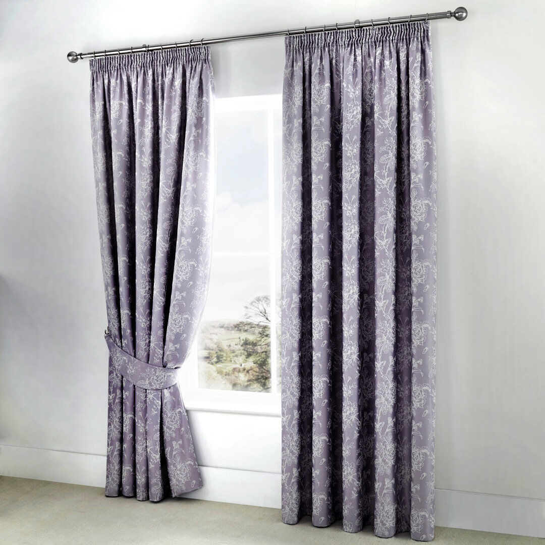 Lark Manor Khaleesi Pair Lavender Width 168 x Drop 229 cm
