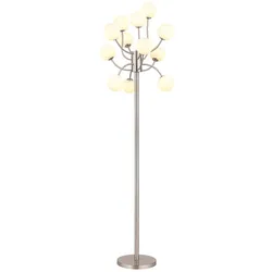 Stehlampe Wohnzimmerlampe Stehleuchte LED Beistelllampe 12 Flammig Glas H 200 cm