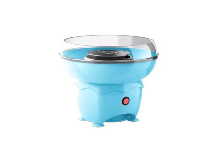 Zuckerwattemaschine Haushalt Mini vollautomatische kommerzielle Zuckerwattemaschine for Kinder(Blue)