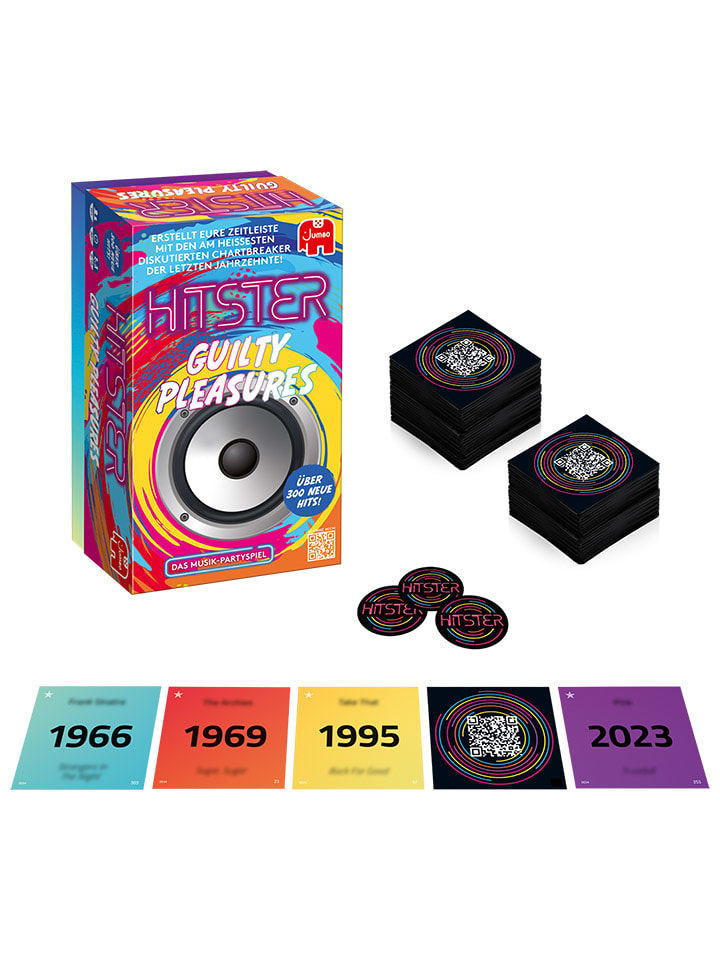Jumbo Gesellschaftsspiel "Hitster - Guilty Pleasures" - ab 16 Jahren - onesize