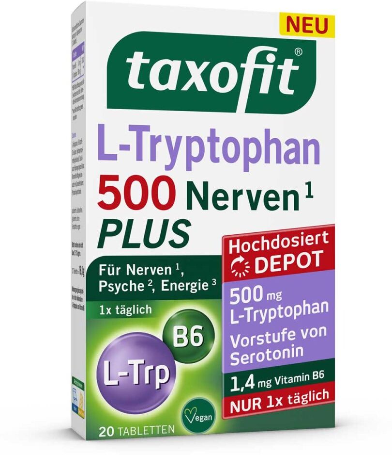 Taxofit L-tryptophan 500 Tabletten