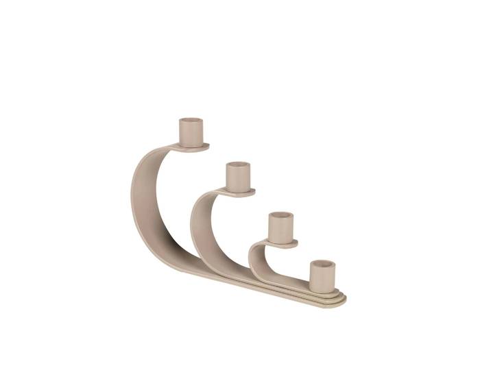 Broste Copenhagen Nami kandelaar - taupe
