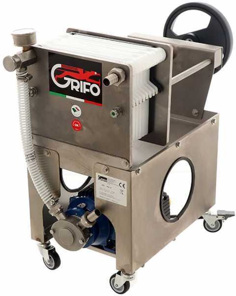 Grifo Professional FCP10-OLIO - Olivenölfilter mit Wagen - Pumpe aus Edelstahl