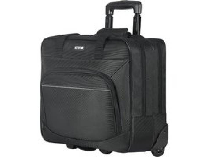 VEVOR Sac à Roulettes pour Ordinateur Portable Mallette pour PC 15,6 po Noir