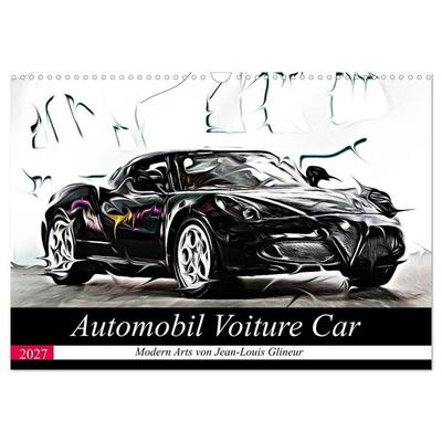 Automobil Voiture Car (Wandkalender 2027 DIN A3 quer), CALVENDO Monatskalender