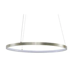 KHG LED-Pendelleuchte   , silber , Maße (cm): H: 150  Ø: 50