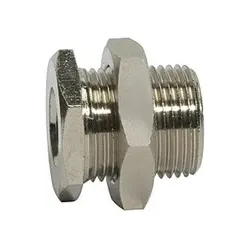 Schottverschraubung »value line«, M20x1,5 a., G 1/4 i., MS vern. (232.02-N-E)