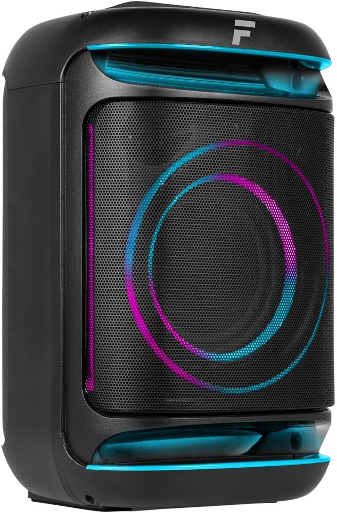 Coluna Portátil Bluetooth 6,5" 120W USB/AUX/MIC/FM c/ Efeitos LED (TRACK165) - FENTON