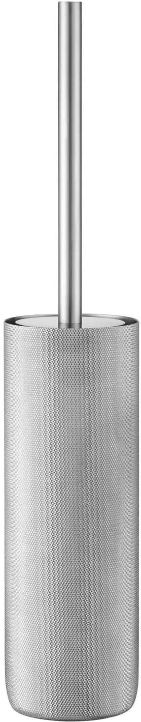 WC-Reinigungsbürste BLOMUS "Modo Rof", silber (edelstahl, silber), B:10,4cm H:43,4cm, Kunststoff, Metall, Reinigungsbürsten, WC-Reinigungsbürste edelstahl, silber Einheitsgröße