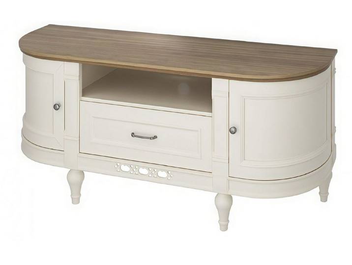 Xlmoebel TV-Board TV-Unterschrank FL-RTV in modernem Design mit Stauraum in Holzoptik (Model Florenz FL-RTV), Hergestellt in Europa