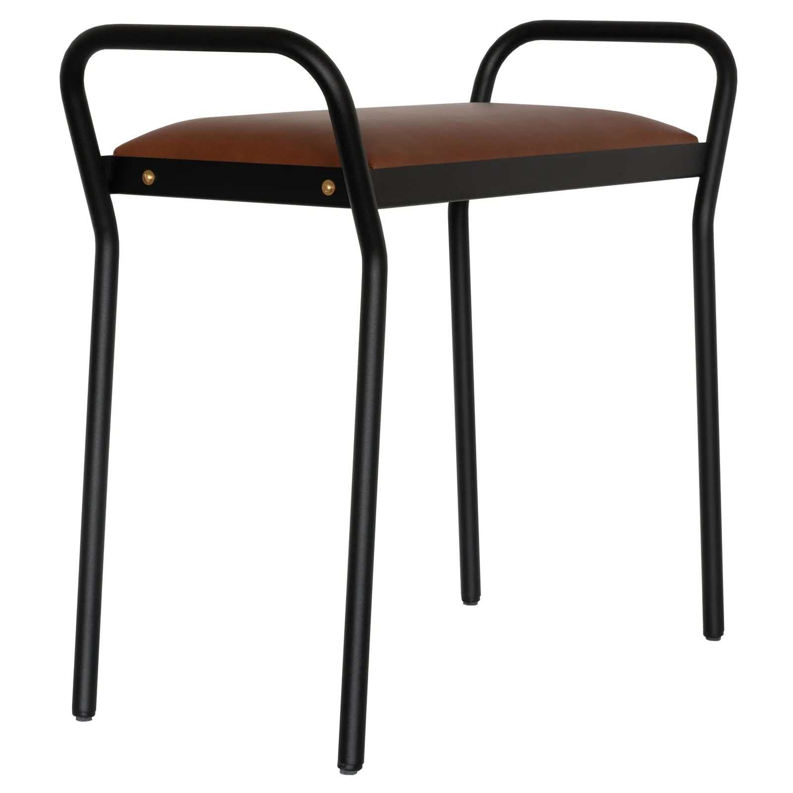 Maze Anyone kruk zwart met naturel faux leer