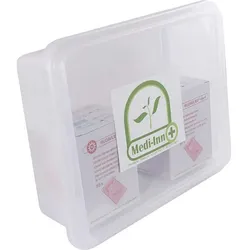 Noba Rudavlies-steril Wundpflaster 100 Stück inklusive Medi-Inn Aufbewahrungsbox 7 x 5 cm