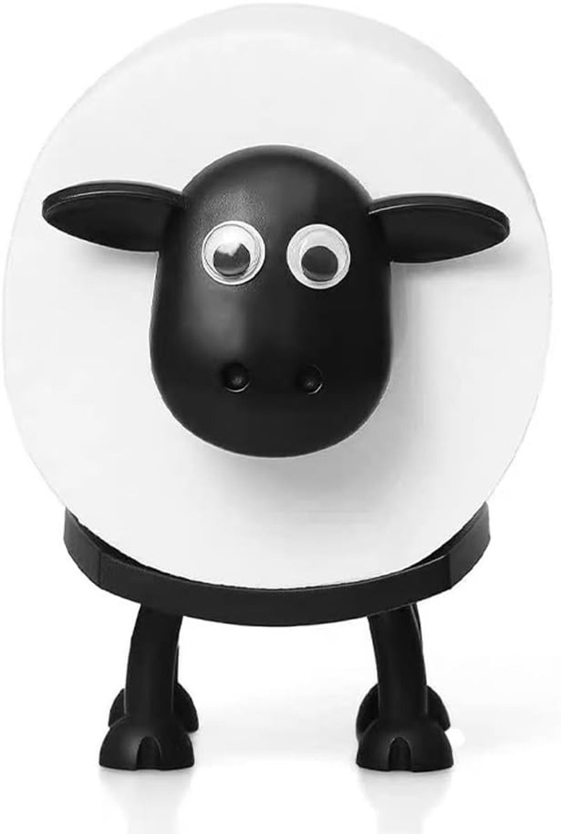 Grappige toiletpapierhouder in de vorm van een schaap - Uniek badkameraccessoire voor decoratie