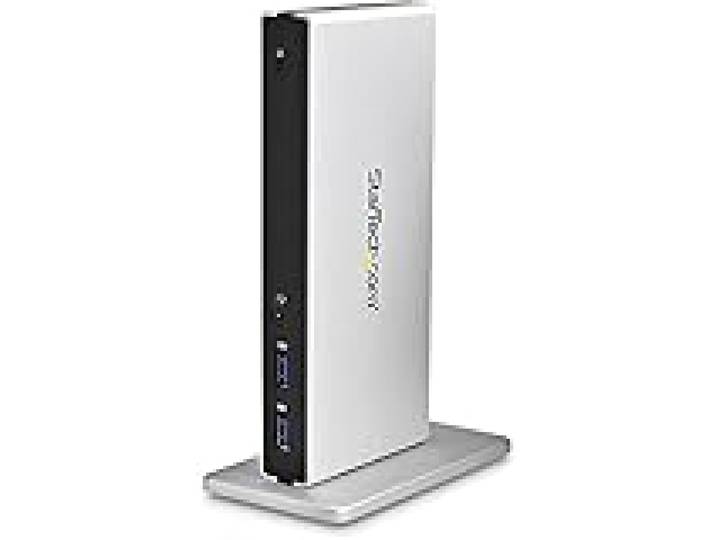 StarTech Dock USB-A Double DVI, Adaptateur VGA et HDMI, 5x USB 3.0, Audio
