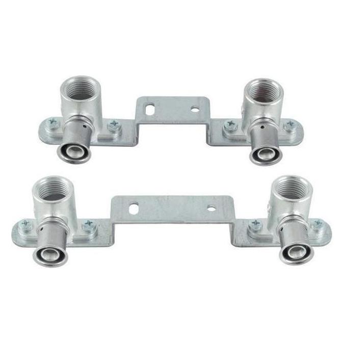 Multitubo Halteplattenset GEMINI m Flansch 16x1/2Zoll IG - 150mm (29321)