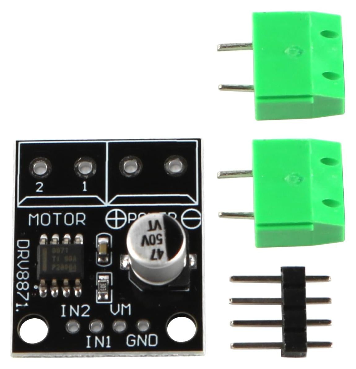 Dripio DRV8871 DC-motortriggerprint, 3,6 A, PWM, BOB-module