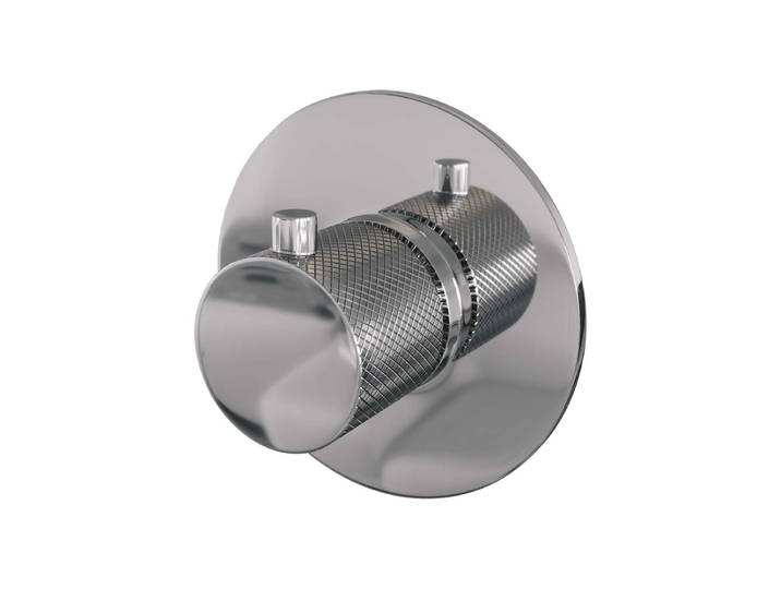 Brauer Chrome Carving - Losse inbouwthermostaat - In/afbouwdelen - Chroom