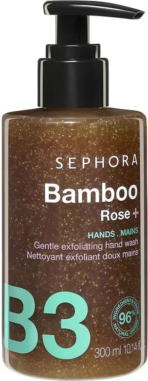 SEPHORA - Sanfter Hand-Peeling-Reiniger - Klärendes Waschgel, 300 ml, Bamboo + Rose