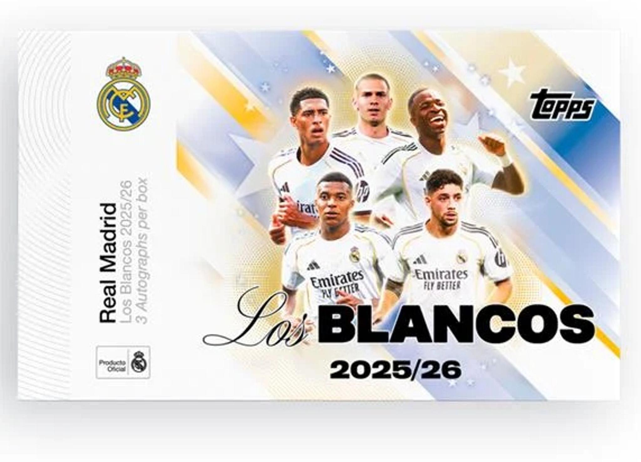 Topps Los Blancos Real Madrid 2025/26 - Collectible cards - 3 autographs