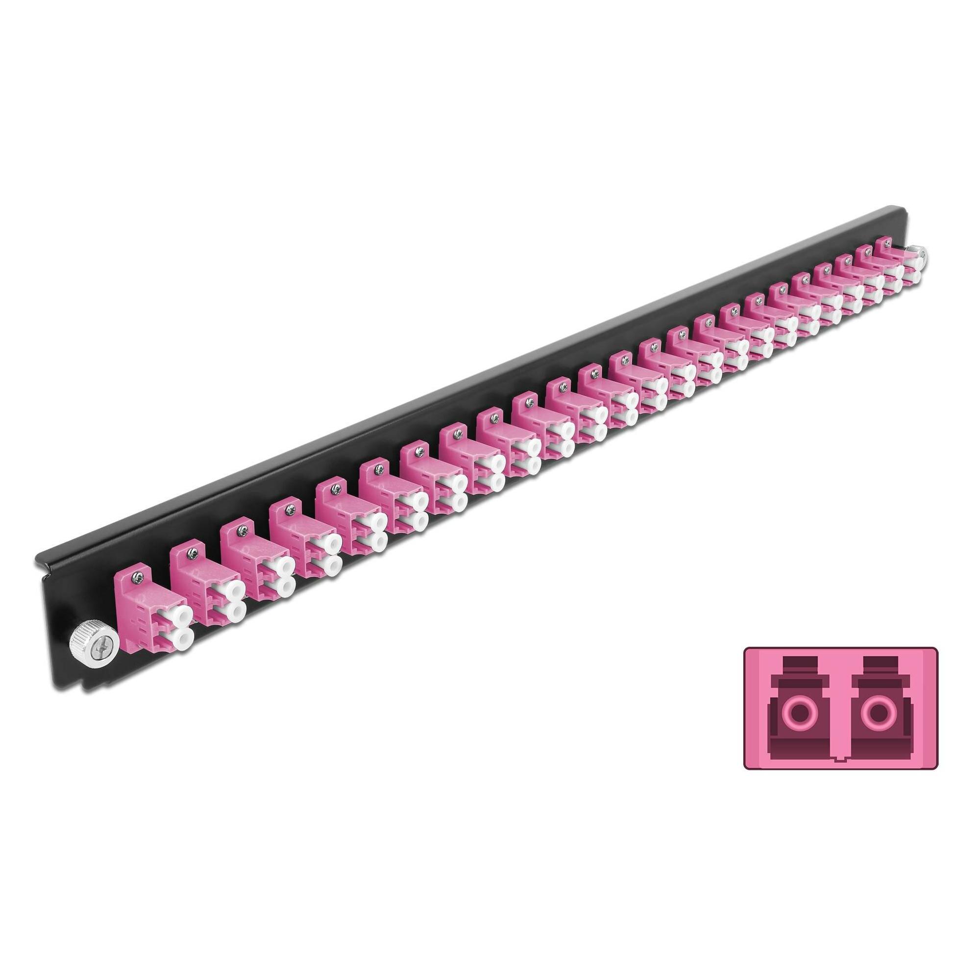 Delock Rack-Montageblech für Glasfaser-Spleissbox (43361)