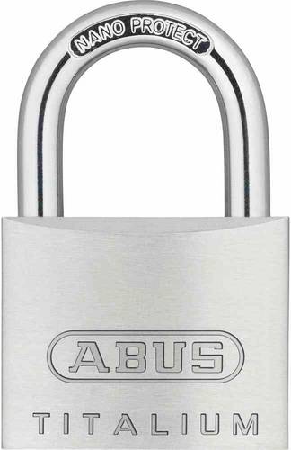 ABUS TITALIUM 64TI/30 Twins Vorhangschloss, Vorhangschloss - Modell: Titalium 64TI, Titalium | Sicherheitsstufe: 4 | Ei