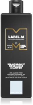 label.m Diamond Dust champô de limpeza para todos os tipos de cabelos 300 ml. Diamond Dust