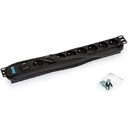 Triton RAB-PD-X07-A1 power distribution unit (PDU) Black, Serverschrank Zubehör, Schwarz