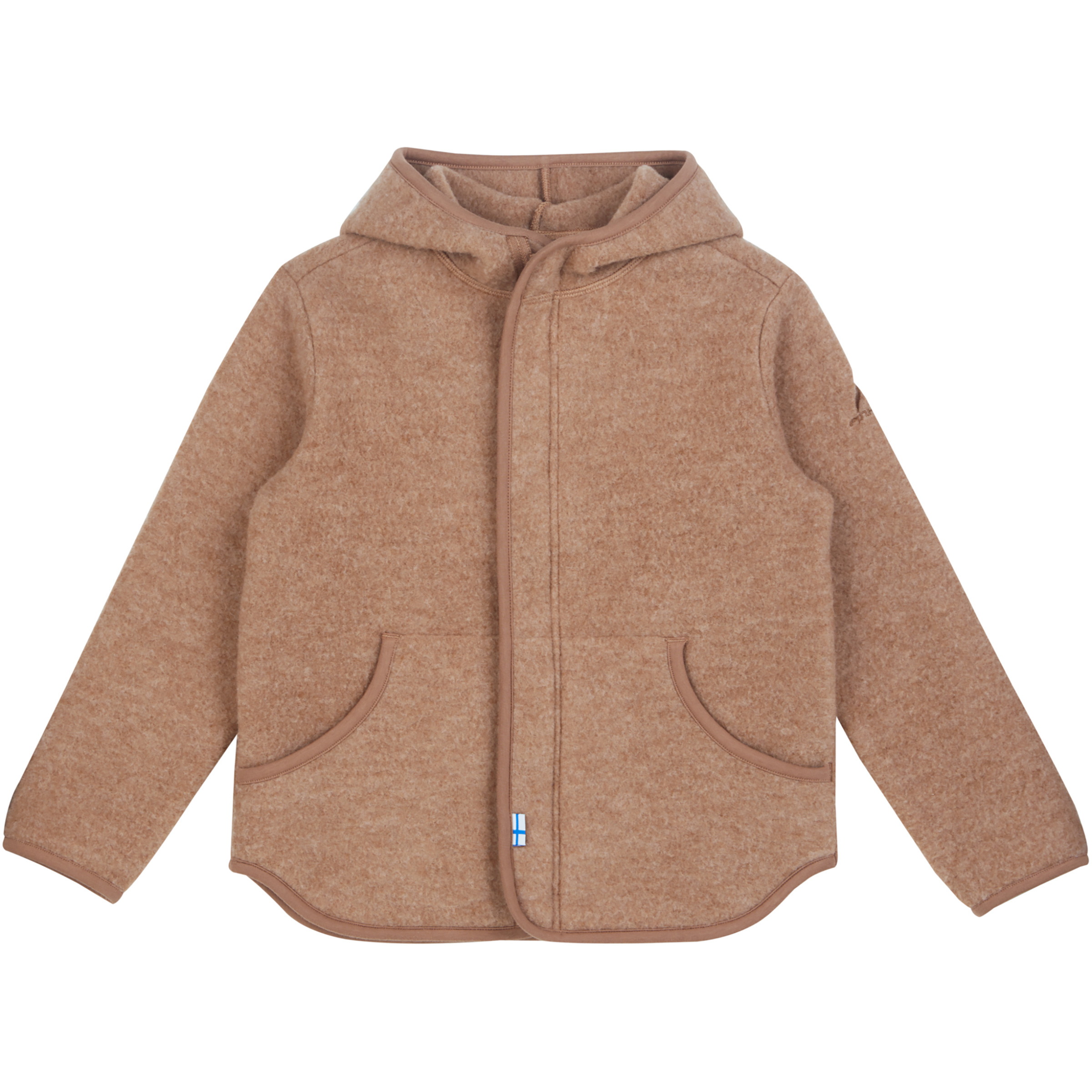 Finkid Luonteva Kinder Fleecejacke beige Größe 104 Lifestyle Hautfreundlich