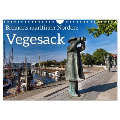 Bremens maritimer Norden: Vegesack (Wandkalender 2027 DIN A4 quer), CALVENDO Monatskalender