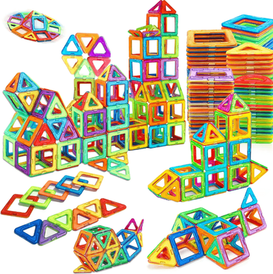 Inspire Curations Magnetic Building Blocks Set STEM DIY Construction Toy For Kids Learning & Creativity medium Size 32pcs