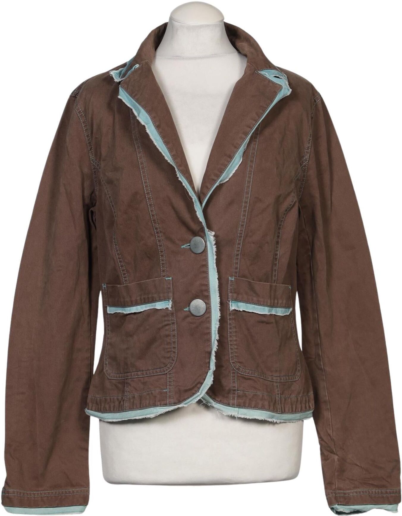 Promod Damen Blazer, Braun, Gr. M, kein / Etikett - Second Hand