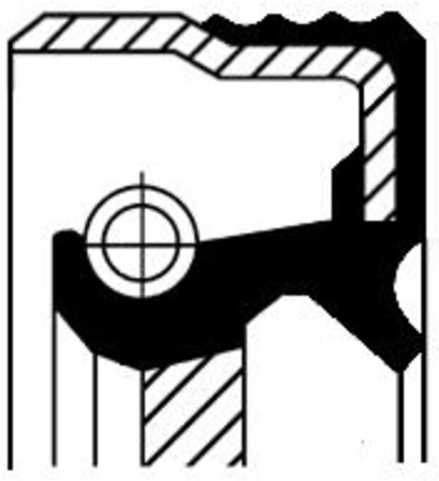 Wellendichtring, Differential CORTECO 49106448
