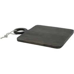 Chic Antique Tours Tapasbrett aus Mangoholz, schwarz, 40 x 30 cm