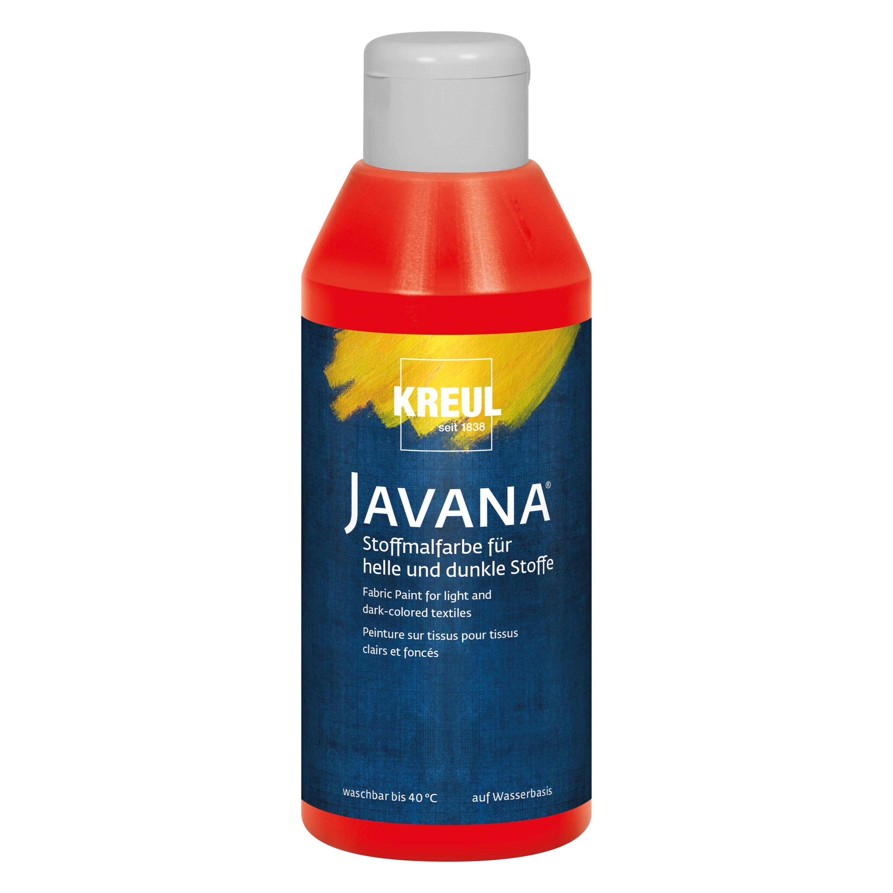 Kreul Javana Stoffmalfarbe für helle und dunkle Stoffe, 250 ml (250 ml) (23252043)