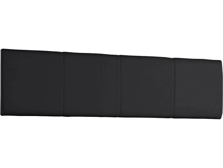 Kopfteil WIMEX Easy , schwarz (schwarz kunstleder), Für Bettbreite 140cm, Polsterauflagen, Kopfteil, gepolstert, mit Kunstleder bezogen