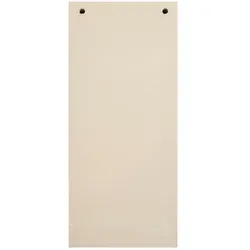Exacompta Packung mit 100 Trennstreifen gelocht aus Recycling-Karton 180g/qm, 105x240mm - Forever