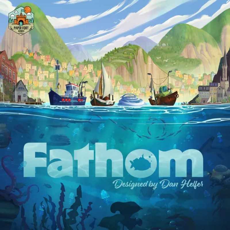 Fathom Strategic Tile-Laying and Pattern-Building Board Game for Players Who Enjoy Discovery and Competitive Play by Paper Fort Games