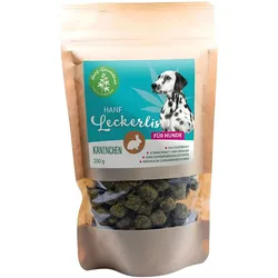 Hanf Gesundheit Leckerlis für Hunde, Kaninchengeschmack 200 g