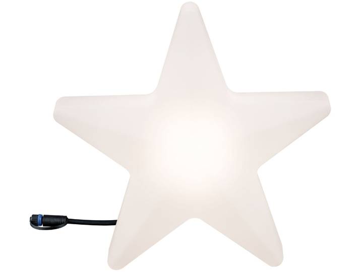 LED Stern PAULMANN Plug & Shine , weiß, H:10cm Ø:40cm, Leuchten, LED Stern, IP67 3000K 24V