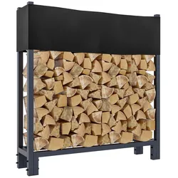 Kaminholzständer + Abdeckplane Martin 25x110x115 cm