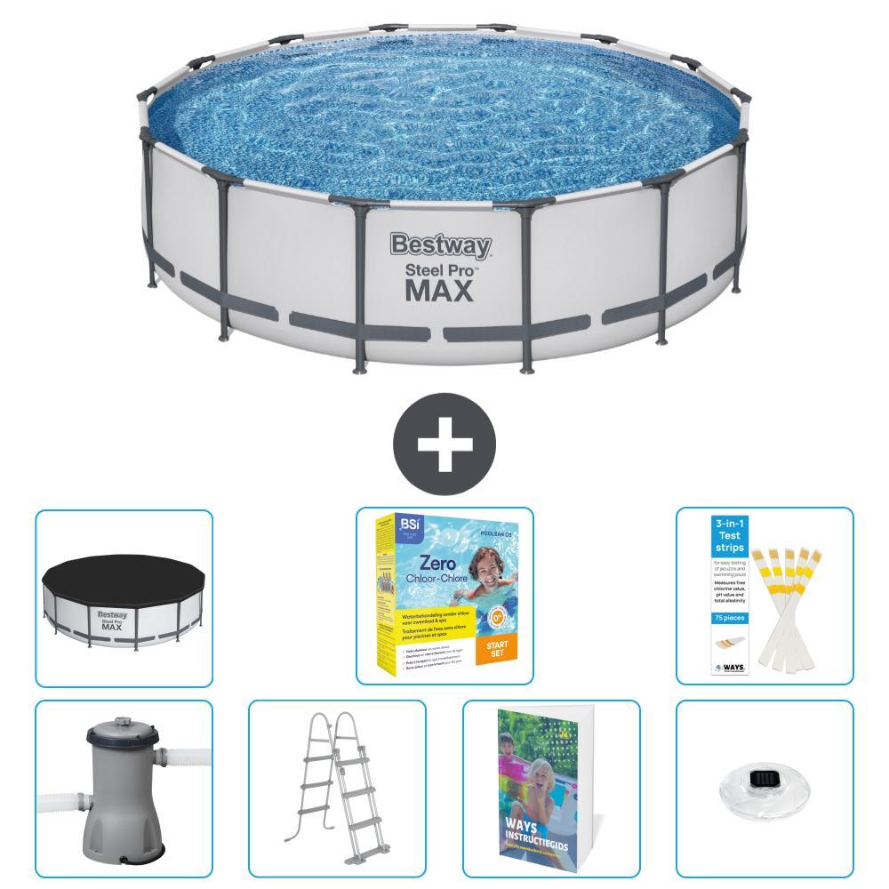 Bestway Steel Pro MAX Rund - 427x122 cm - 6-teilig S526