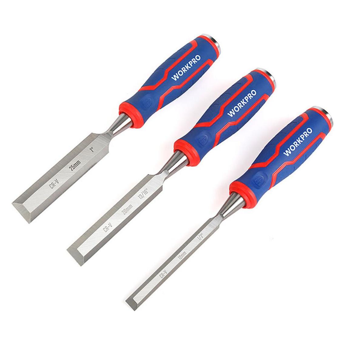 Workpro Meisselset Chrom-Vanadium-Stahl 3 Stücke (45288152)