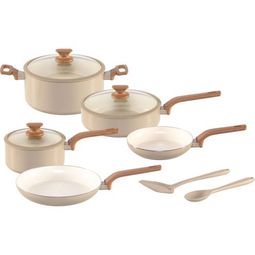 GreenPan Essence 5-tlg. Topf & Pfannenset taupe