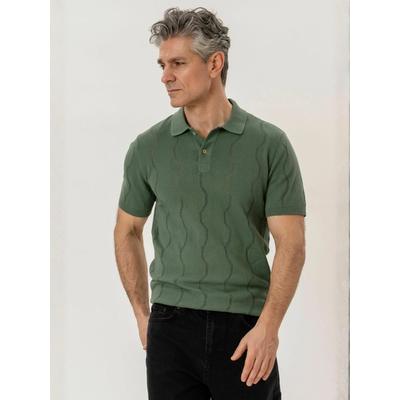 Kurzarmhemd TEESHOPPEN "TEESHOPPEN Polo shirt Polo", Herren, Gr. L, Normalgrößen, grün, Obermaterial: 100% Baumwolle, Hemden