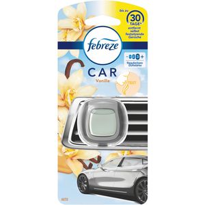 Febreze Autoduft Car, Vanille, bis zu 30 Tage, Duftgel, für den Lüftungsschlitz