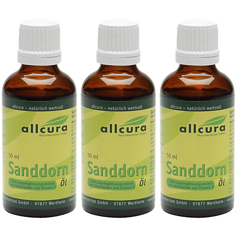 allcura Sanddorn, Öl 3x50 ml